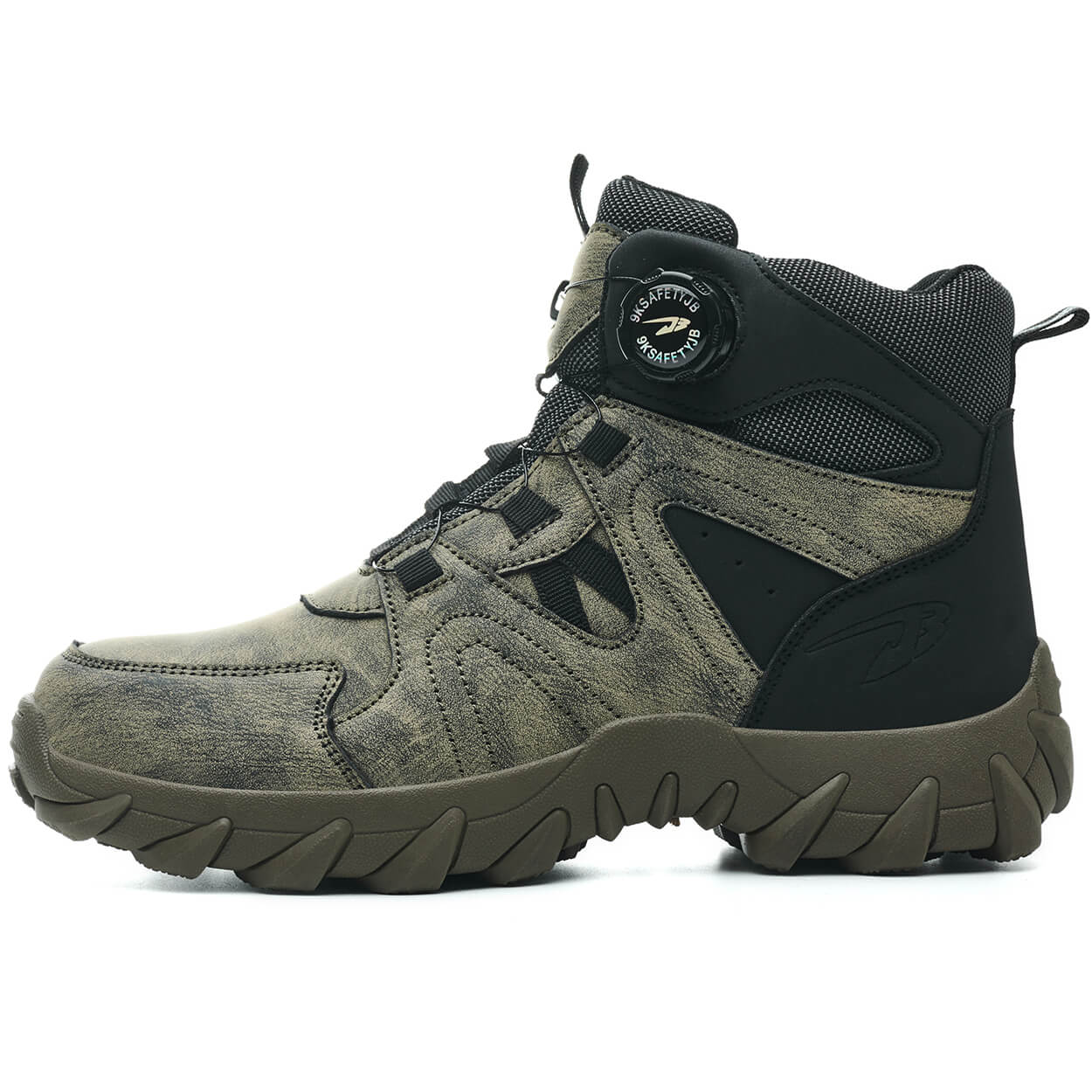 Maven 6" Knob-Lacing Non-Slip Steel Toe Boots
