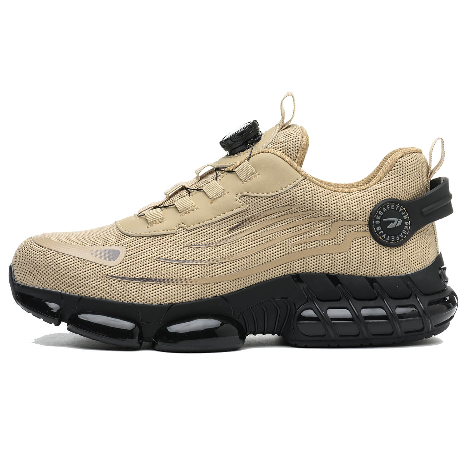 Maven Steel Toe Knob Lacing Work Sneakers