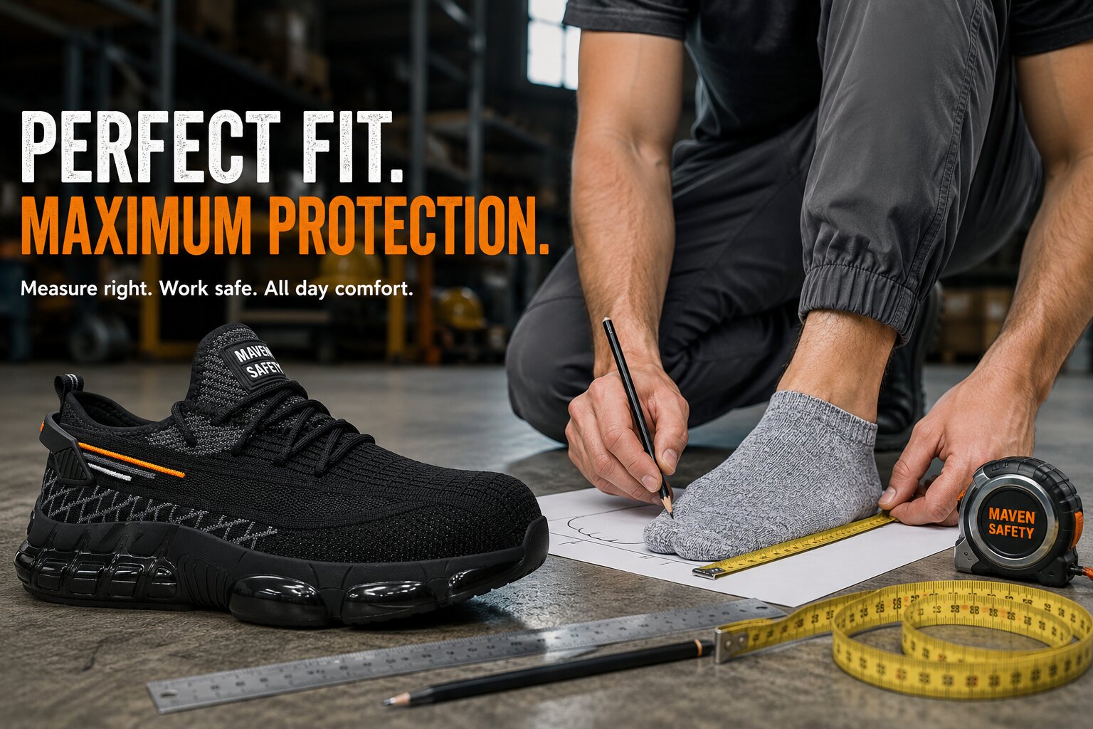 How to Measure Your Foot for Steel Toe Shoes