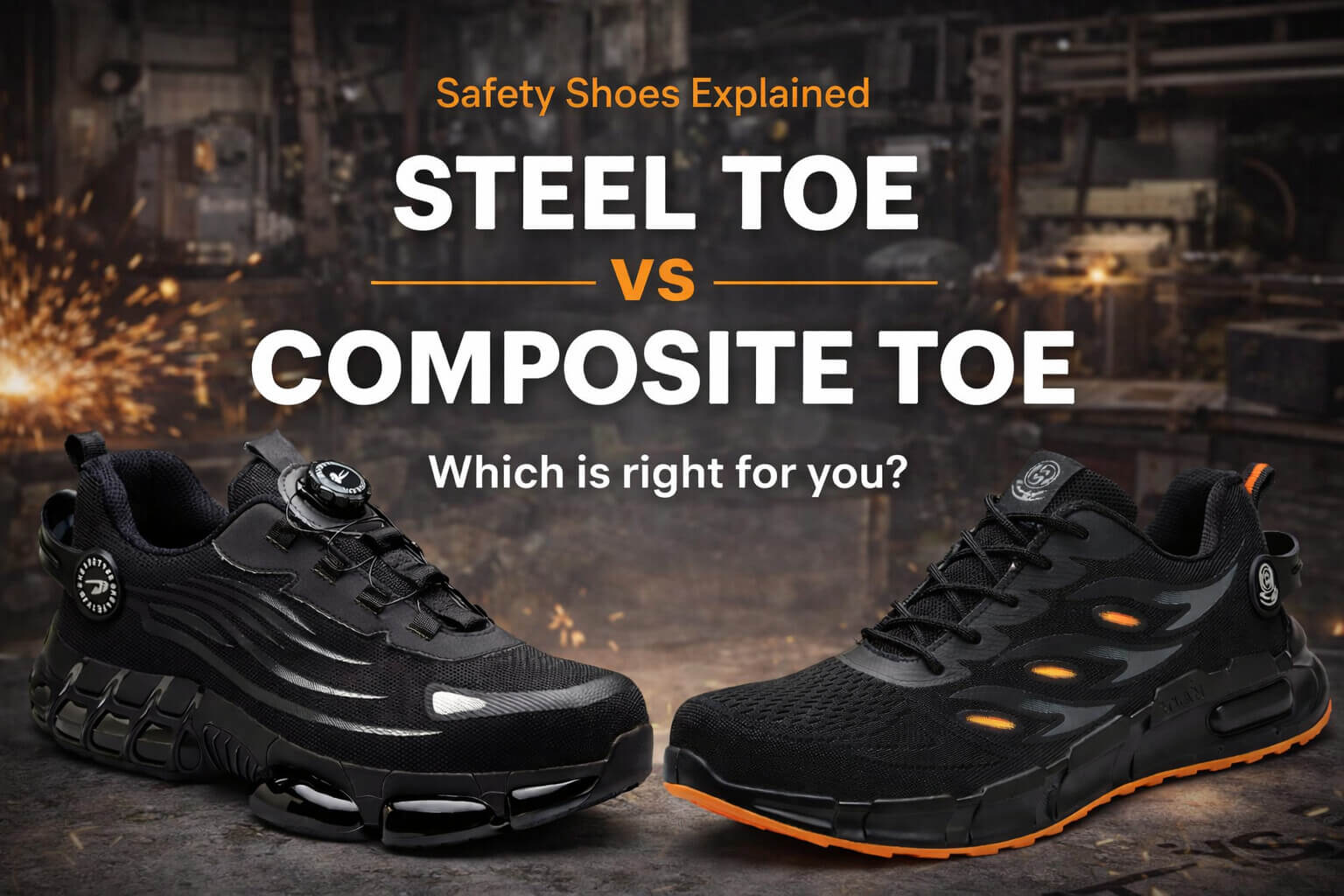 Steel Toe vs Composite Toe: How to Choose the Right Safety Shoes for Your Job
