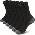 Maven Men's Breathable Crew Socks One Size 6 Pairs