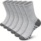 Maven Men's Breathable Crew Socks One Size 6 Pairs