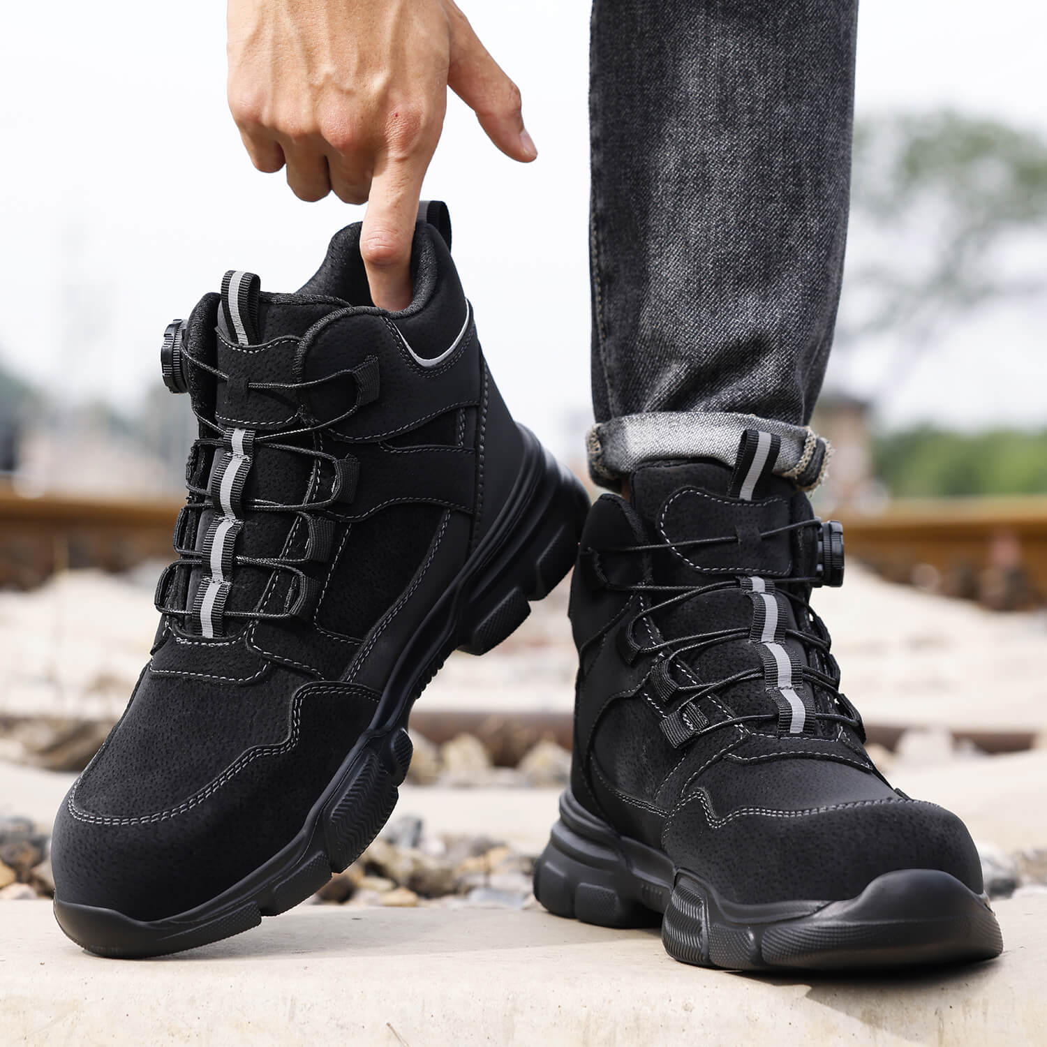 Maven Terra 6" Lightweight Steel Toe Dial-Lacing Work Boots