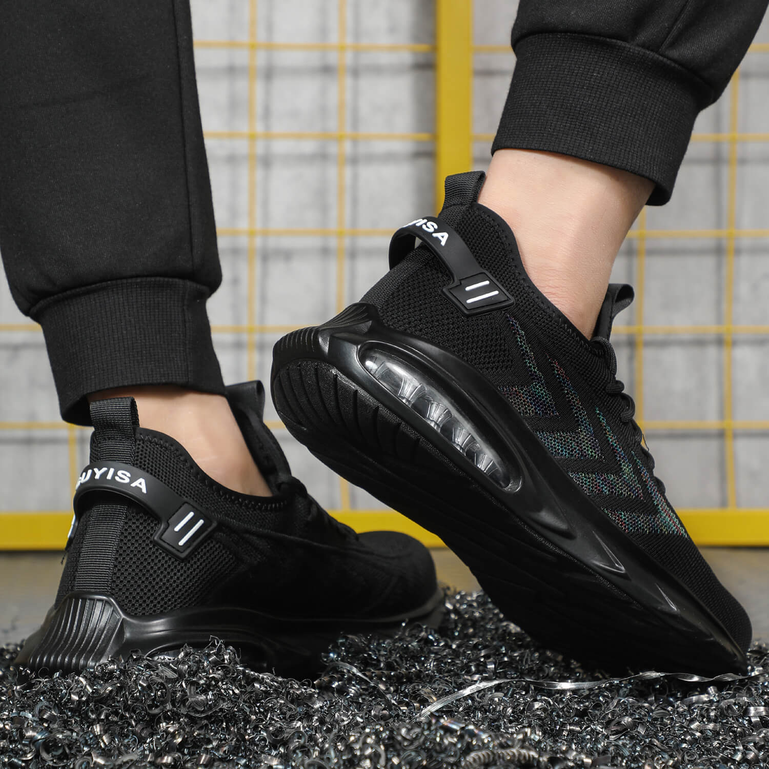 Maven Air-Cushioned Lightweight Steel Toe Shoes