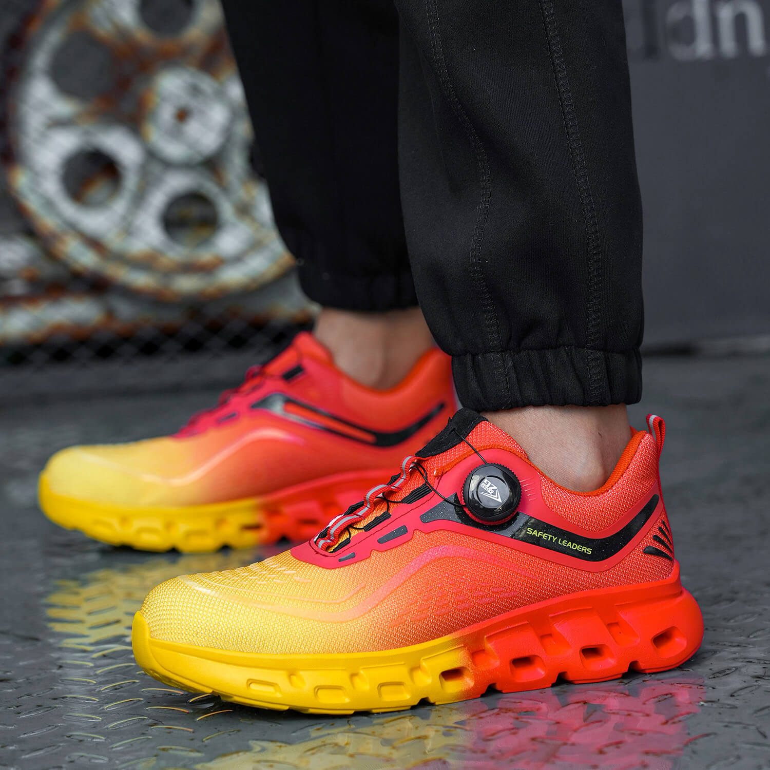 Maven Axiom Dial-Lacing Steel Toe Work Sneakers