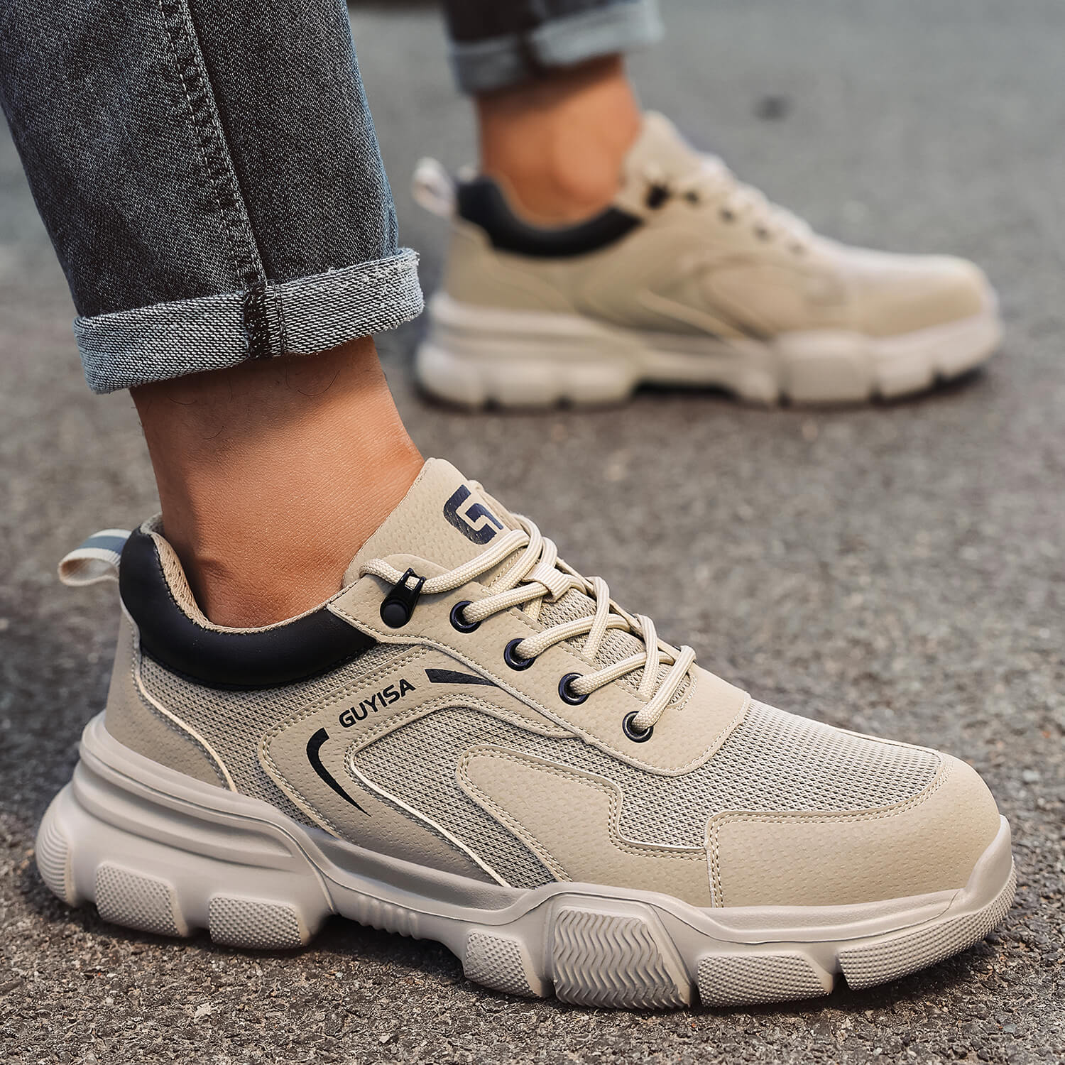 Maven Arven Lightweight Steel Toe Work Sneakers