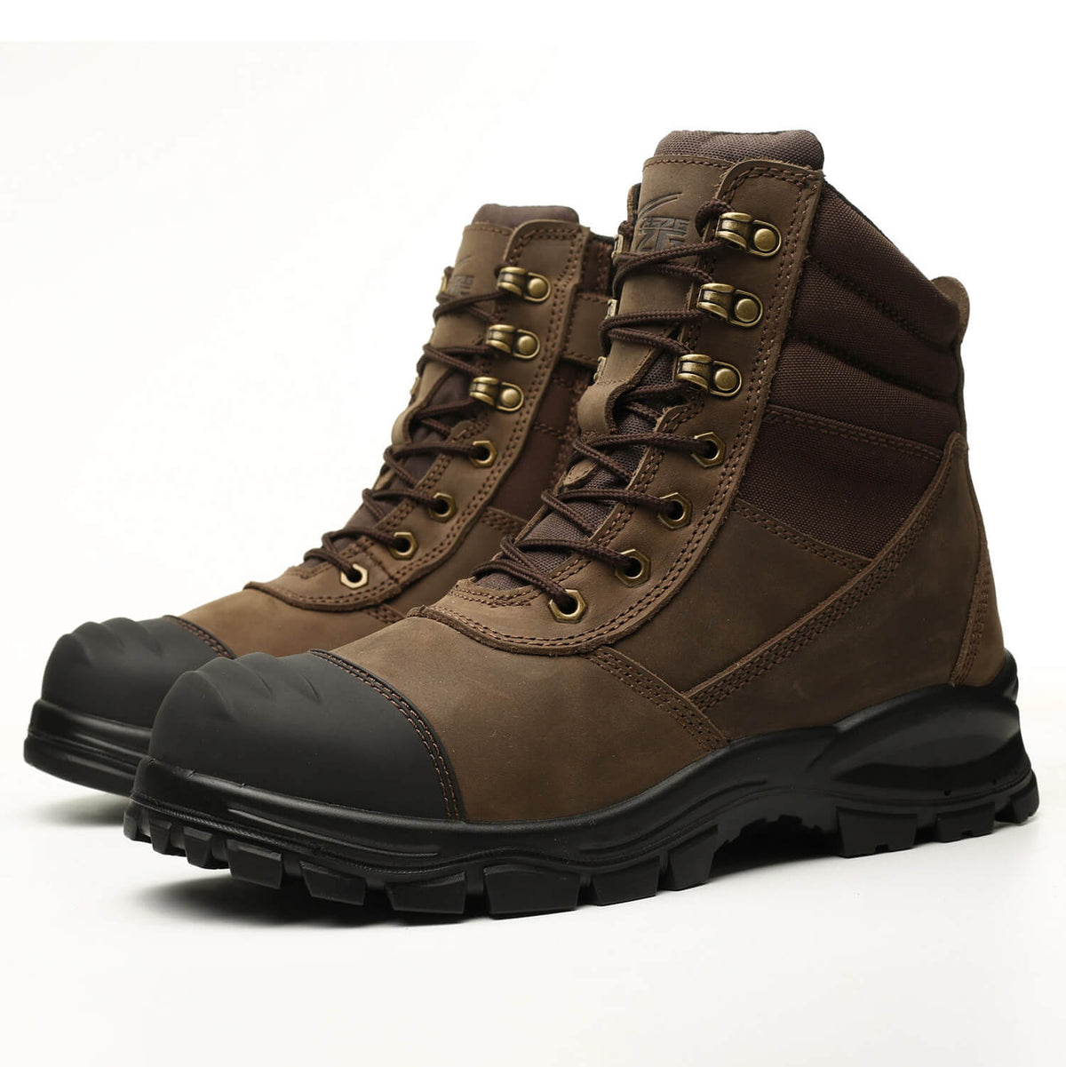 Maven Men's 8" Side-Zip Steel Toe Work Boots