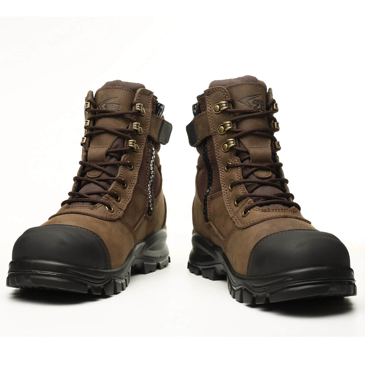 Maven Men's 8" Side-Zip Steel Toe Work Boots
