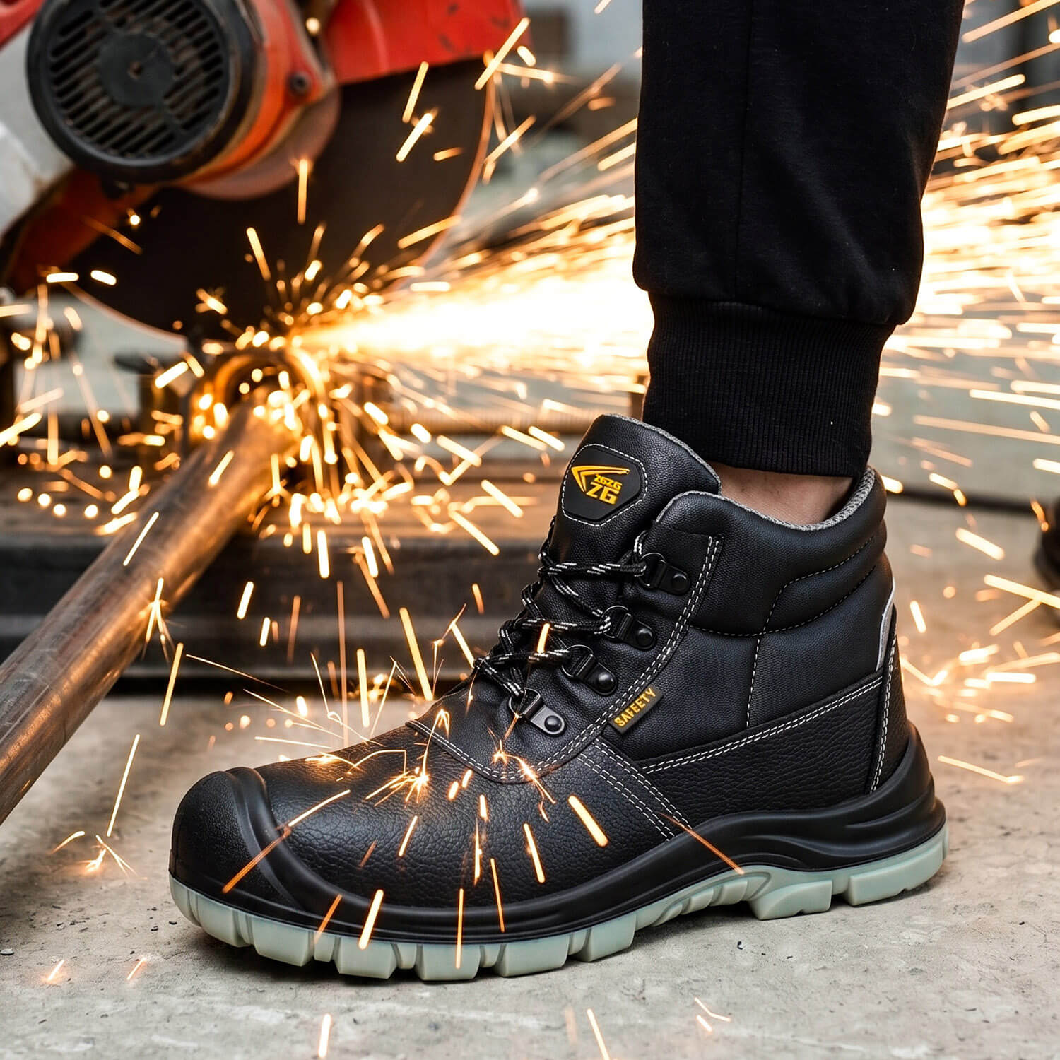 Maven Norvik Slip-Resistant Steel Toe Work Boots