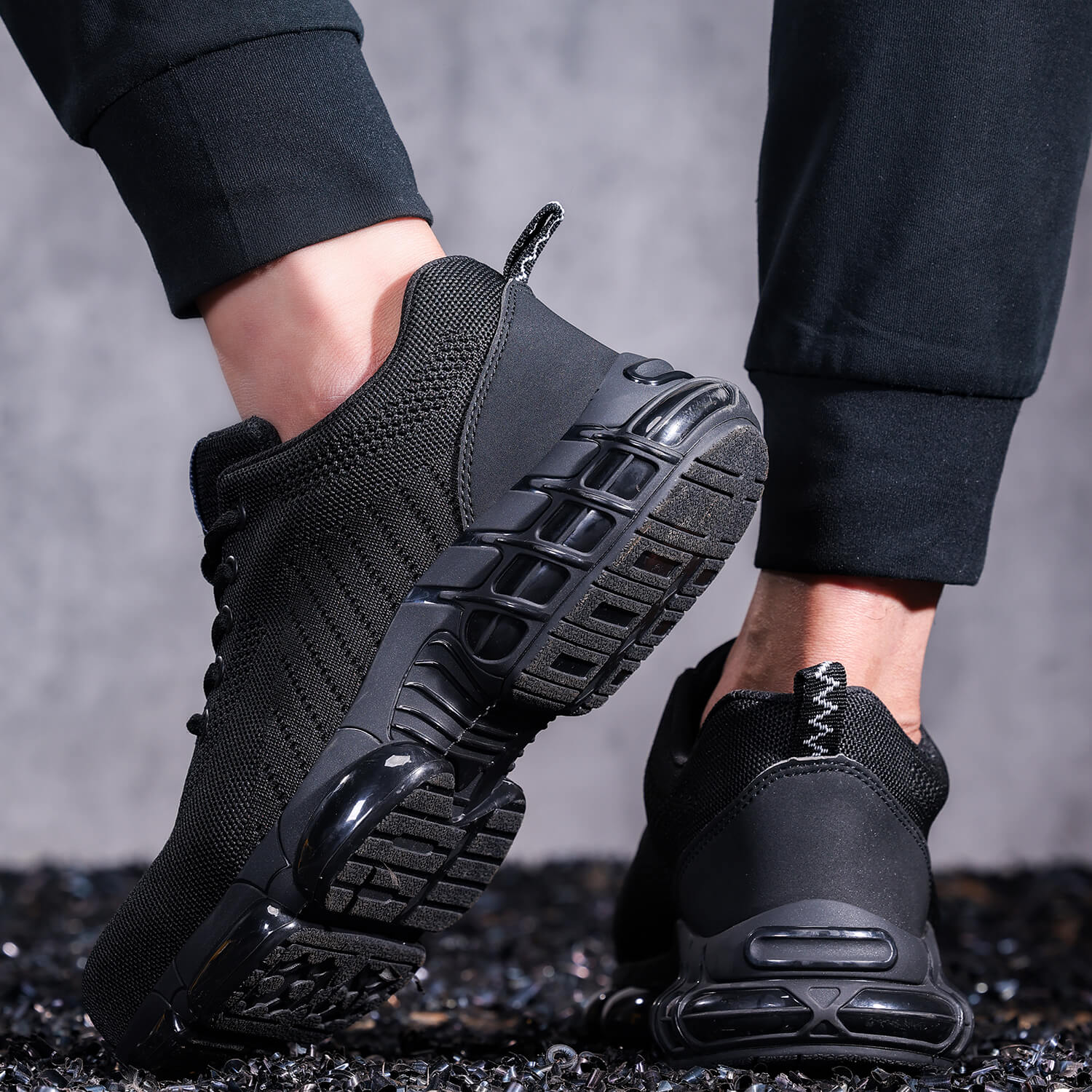 Maven Corven Steel Toe Air-Cushioned Work Sneakers