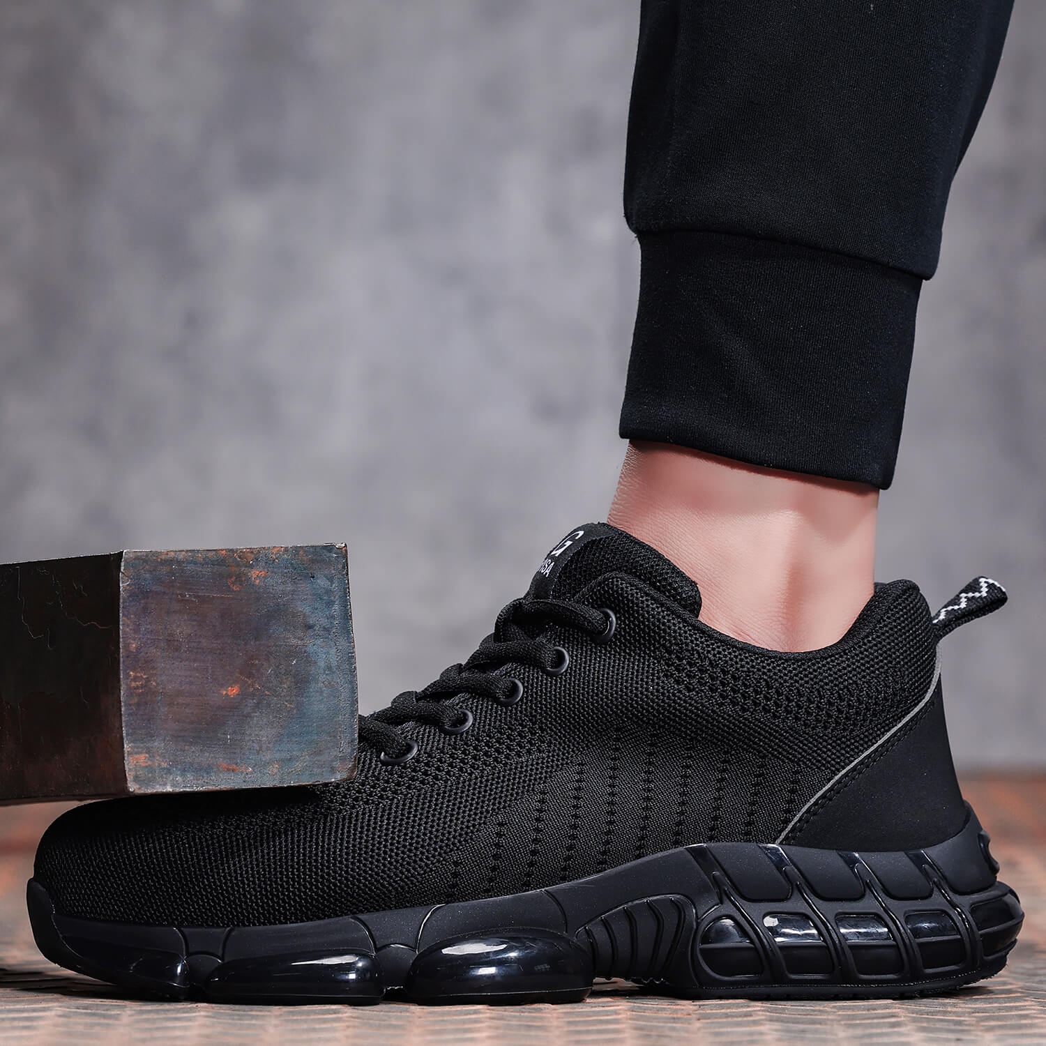 Maven Corven Steel Toe Air-Cushioned Work Sneakers