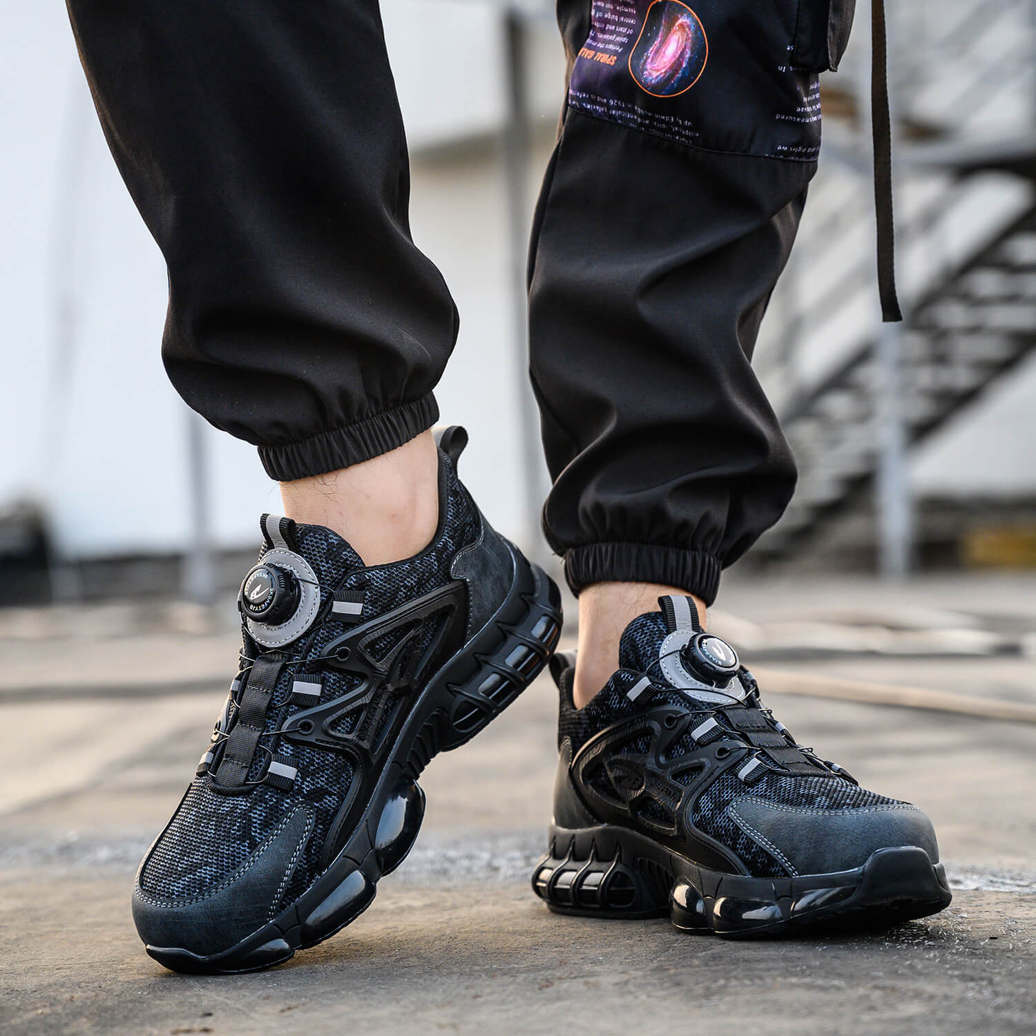 Maven Stride Steel Toe Dial-Lacing Work Shoes