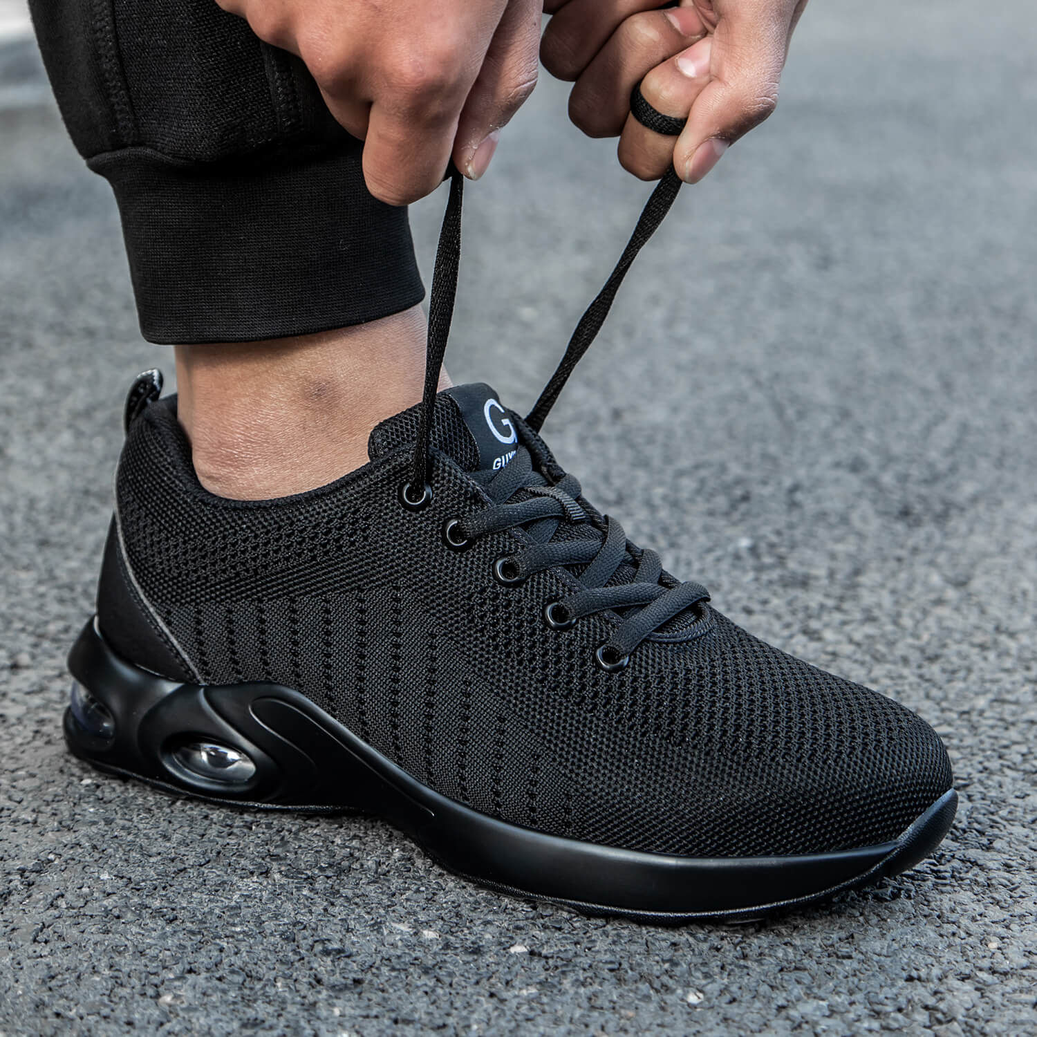 Maven Axton Steel Toe Lightweight Athletic Work Shoes