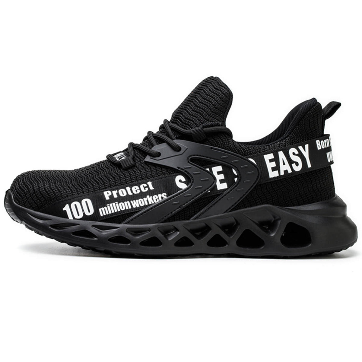 MAVEN COMFORTABLE STEEL TOE SAFETY SNEAKERS ? Larnmern Aircradle Maven Non Slip Work Shoes Women main image 4