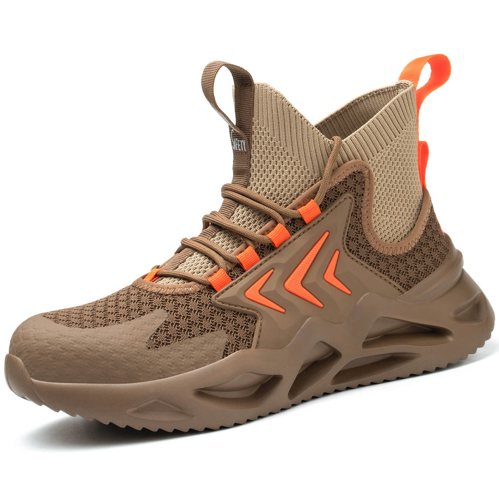 Maven Men's Steel Toe High Top Work Shoes