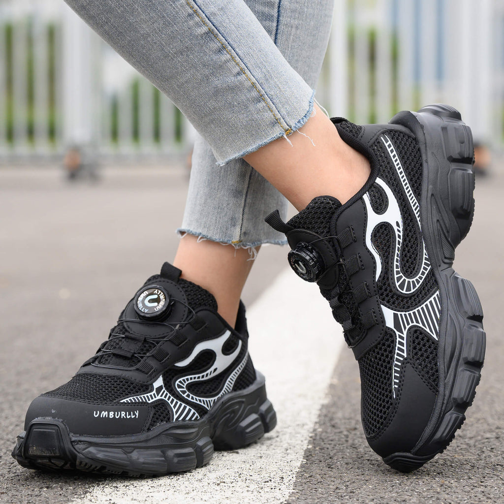Maven Tempo Women's Steel Toe Dial-Lacing Work Sneakers