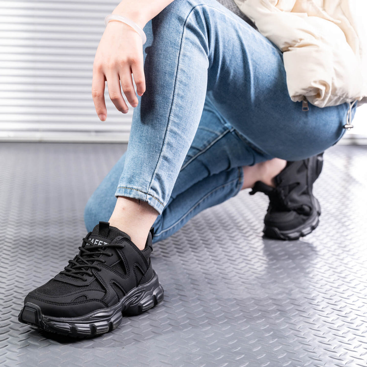 Zapatillas de trabajo Maven Aura para mujer con puntera de acero