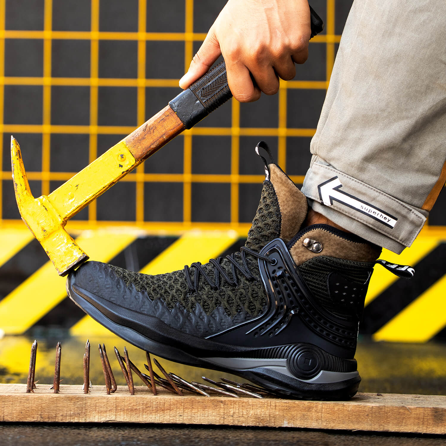 Light comfortable steel toe boots shop